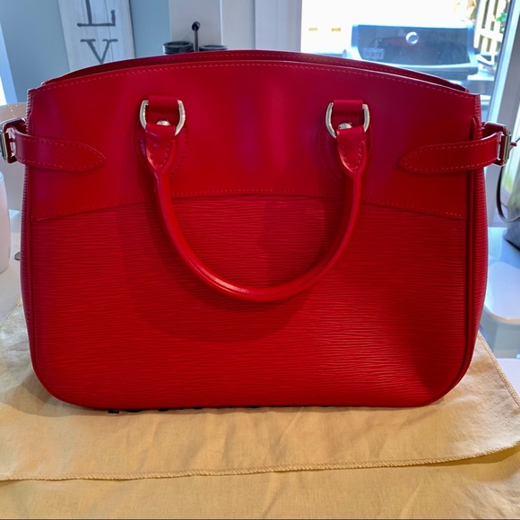 Louis Vuitton Handbags - Louis Vuitton red leather bag NEW
